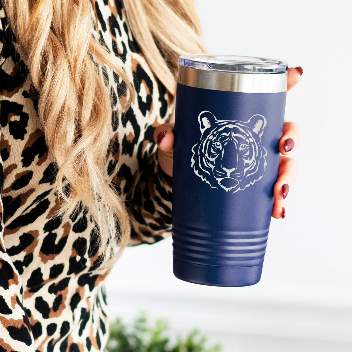 Tiger 20oz Navy Insulated Tumbler