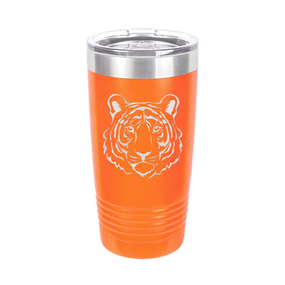 Tiger 20oz Orange Insulated Tumbler