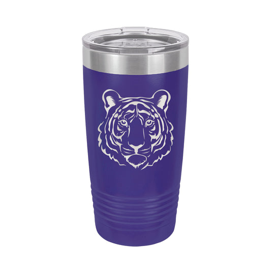 Tiger 20oz Purple Insulated Tumbler