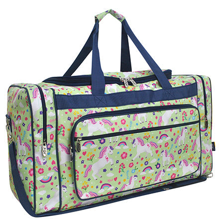 Unicorn World Canvas 23" Duffle Bag