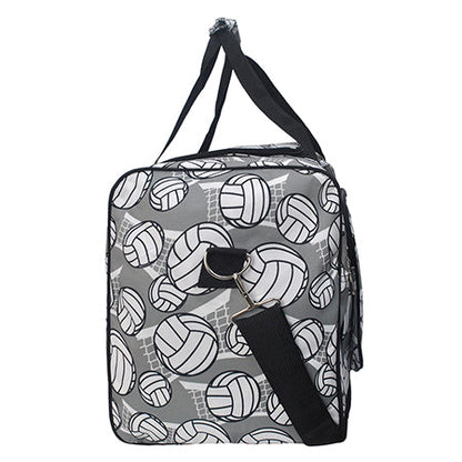 Volleyball Court Canvas 23" Duffle Bag