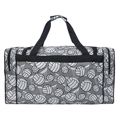 Volleyball Court Canvas 23" Duffle Bag