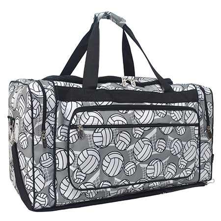 Volleyball Court Canvas 23" Duffle Bag