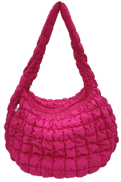 18" Extra Large Quilted Puffer Tote Bag