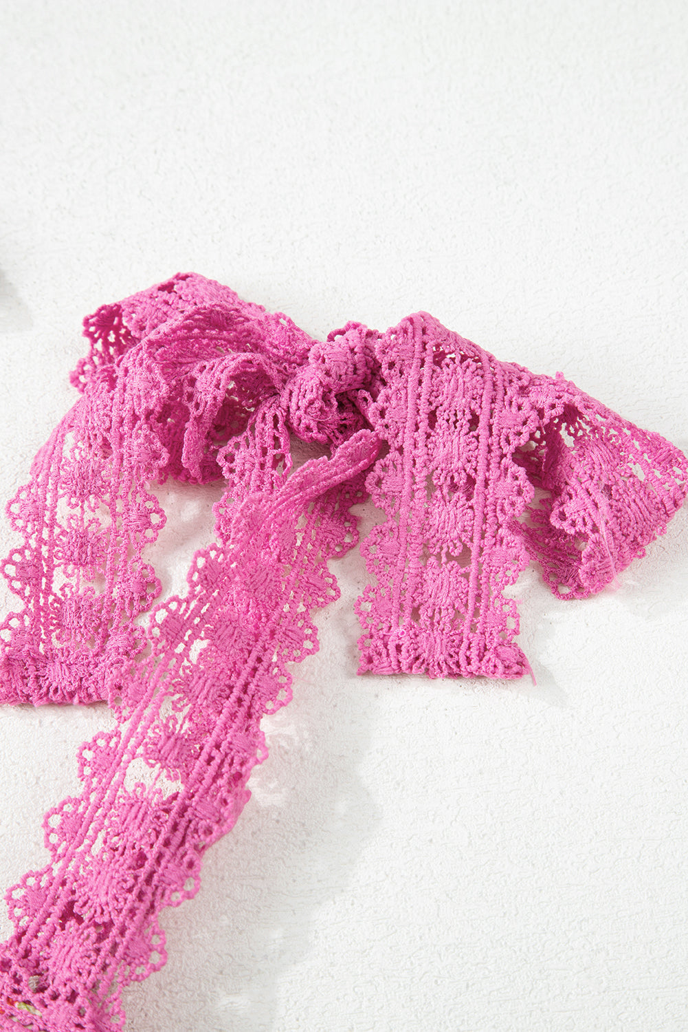 Rose Floral Lace Tied Strap Empire Waist Maxi Dress