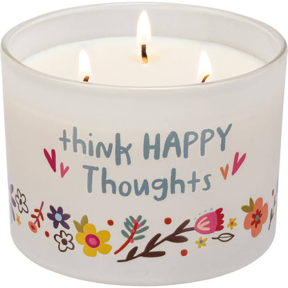 Think Happy Thoughts Candle