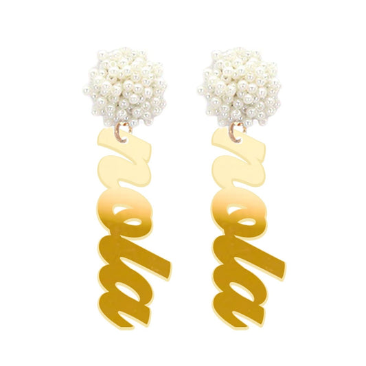 Mirrored Gold Nola Earrings