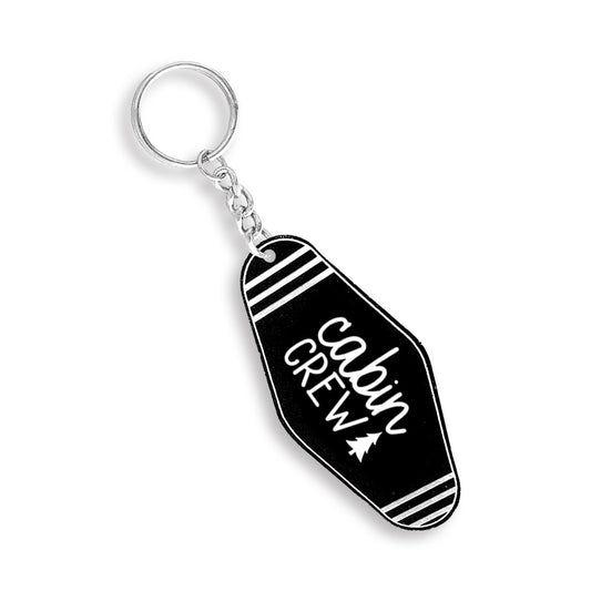 Black & White Cabin Crew Keychain