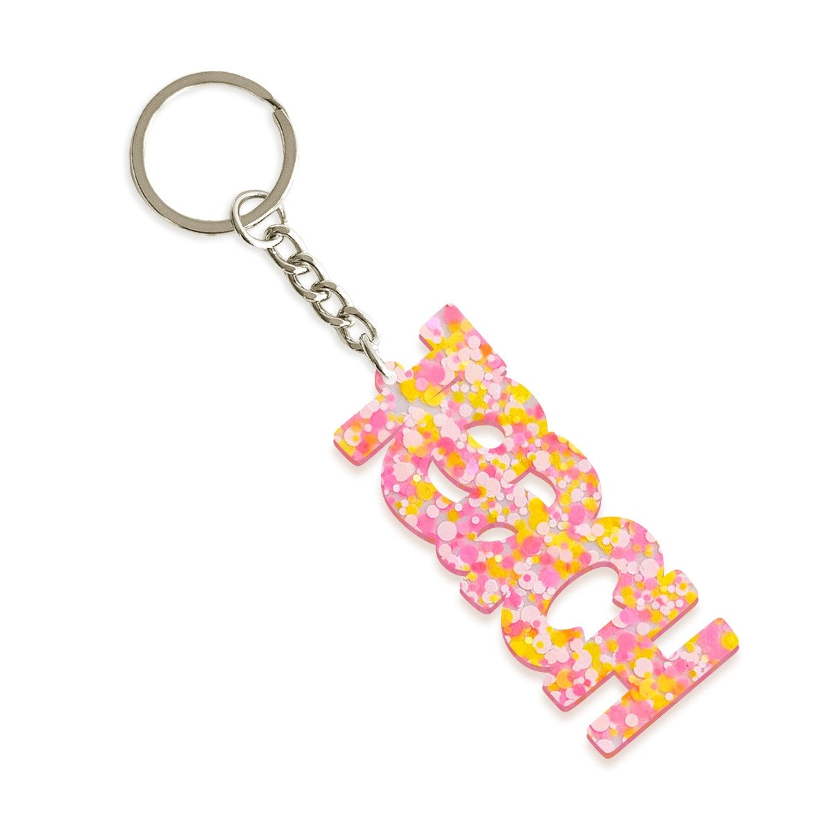 Groovy Acrylic Teach Keychain