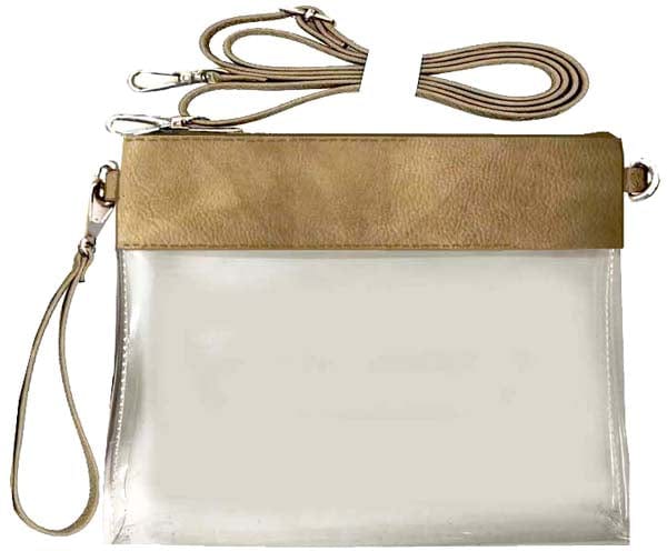 Game Day Clear Crossbody Bag/Clutch