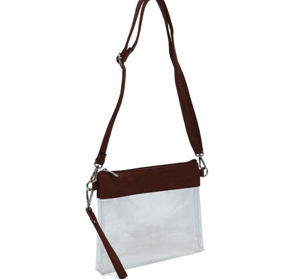 Game Day Clear Crossbody Bag/Clutch