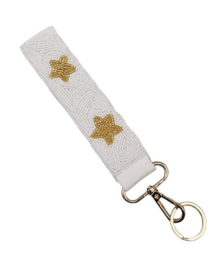 Star Beaded Keychain Wristlet