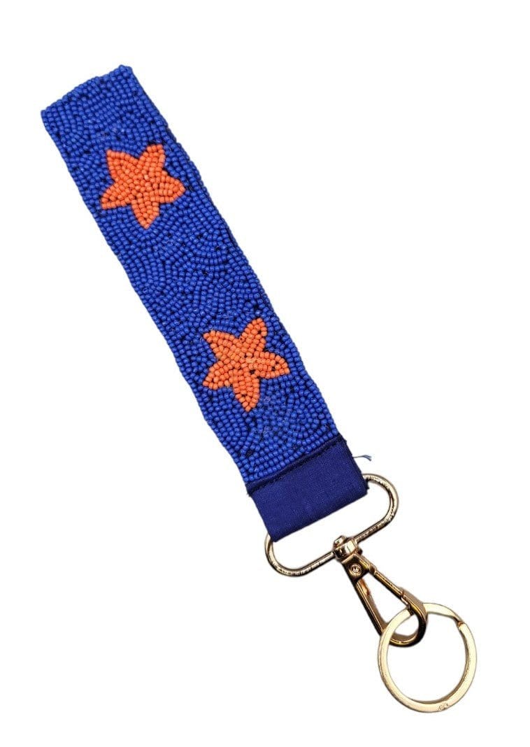 Star Beaded Keychain Wristlet