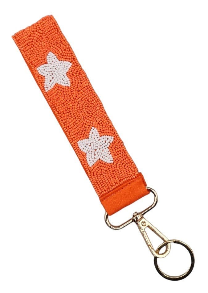 Star Beaded Keychain Wristlet