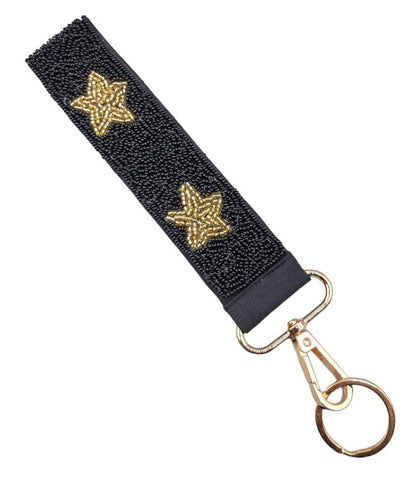 Star Beaded Keychain Wristlet