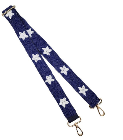 Game Day Beaded Star Guitar Strap