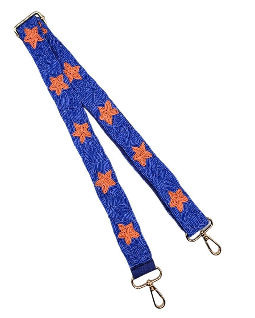 Game Day Beaded Star Guitar Strap