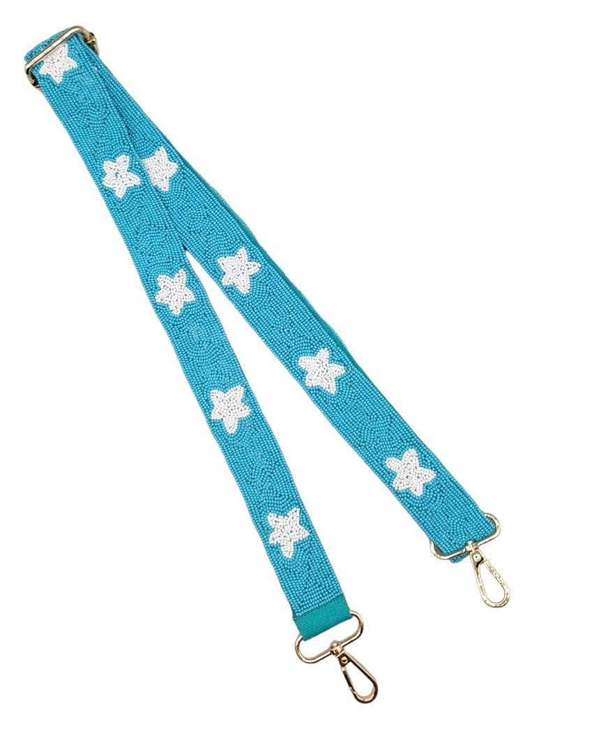 Game Day Beaded Star Guitar Strap