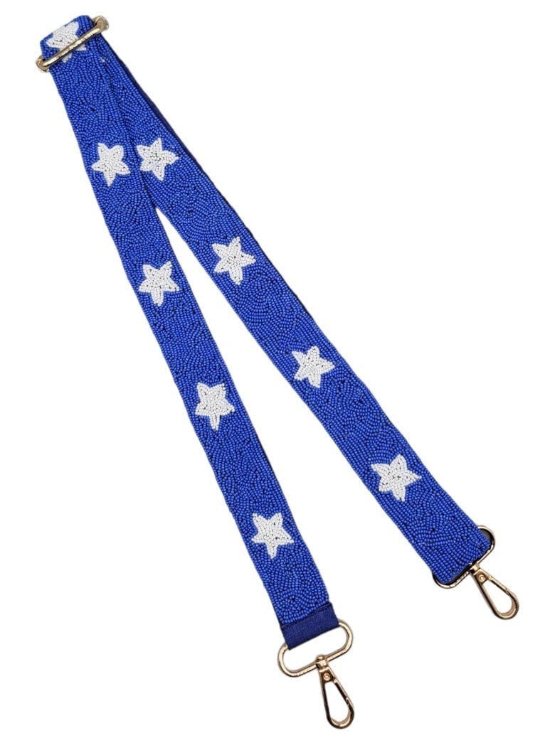 Game Day Beaded Star Guitar Strap