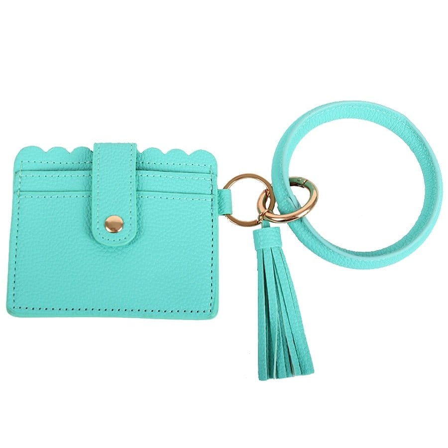 Solid Bangle/Key-Chain/Wallet w/ID Window