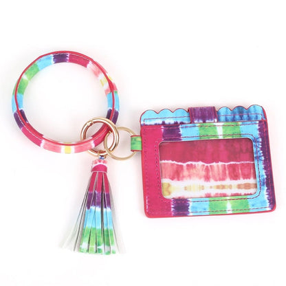 Various Pattern Bangle/Key-Chain/Wallet w/ ID Window