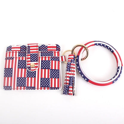 Various Pattern Bangle/Key-Chain/Wallet w/ ID Window