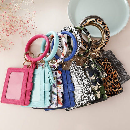 Various Pattern Bangle/Key-Chain/Wallet w/ ID Window