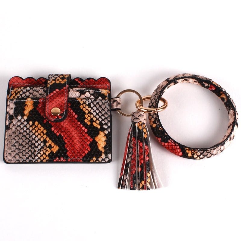 Various Pattern Bangle/Key-Chain/Wallet w/ ID Window