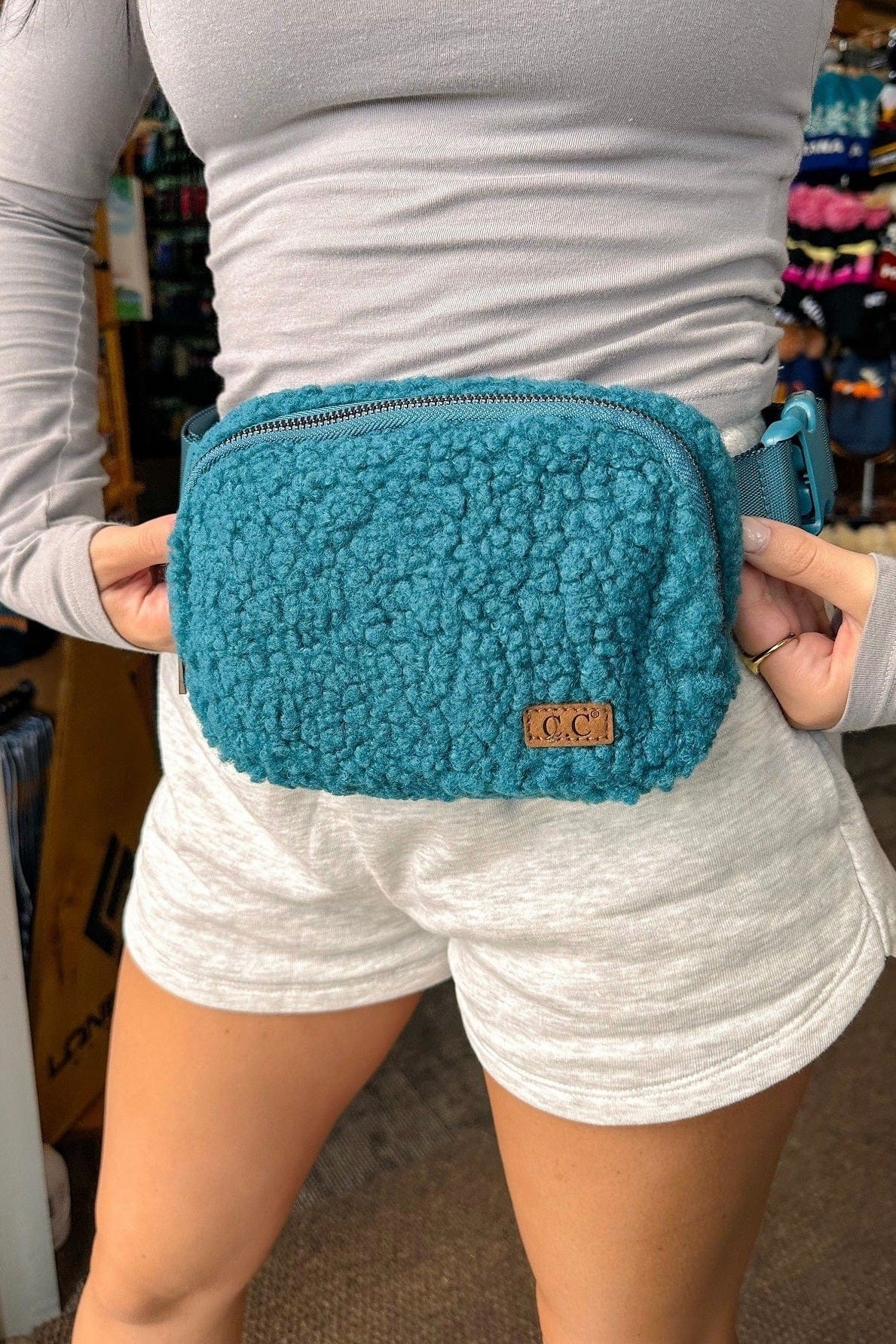 Nina Sherpa Fleece Fanny Pack