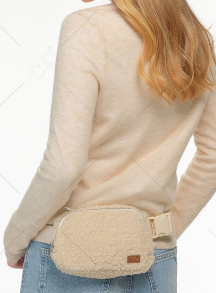 Nina Sherpa Fleece Fanny Pack