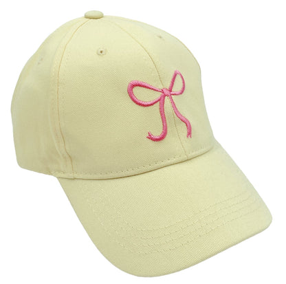 Embroidered Ribbon Design Baseball Cap