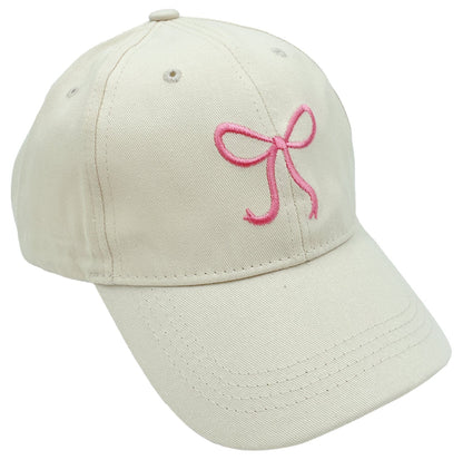 Embroidered Ribbon Design Baseball Cap