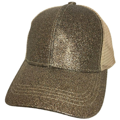 Glitter High Pony Baseball Cap