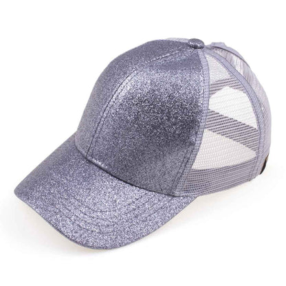 Glitter High Pony Baseball Cap