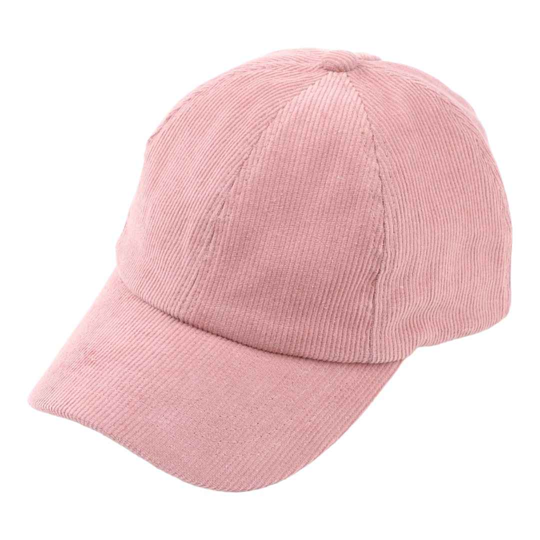 Amanda Corduroy Criss Cross Pony Cap