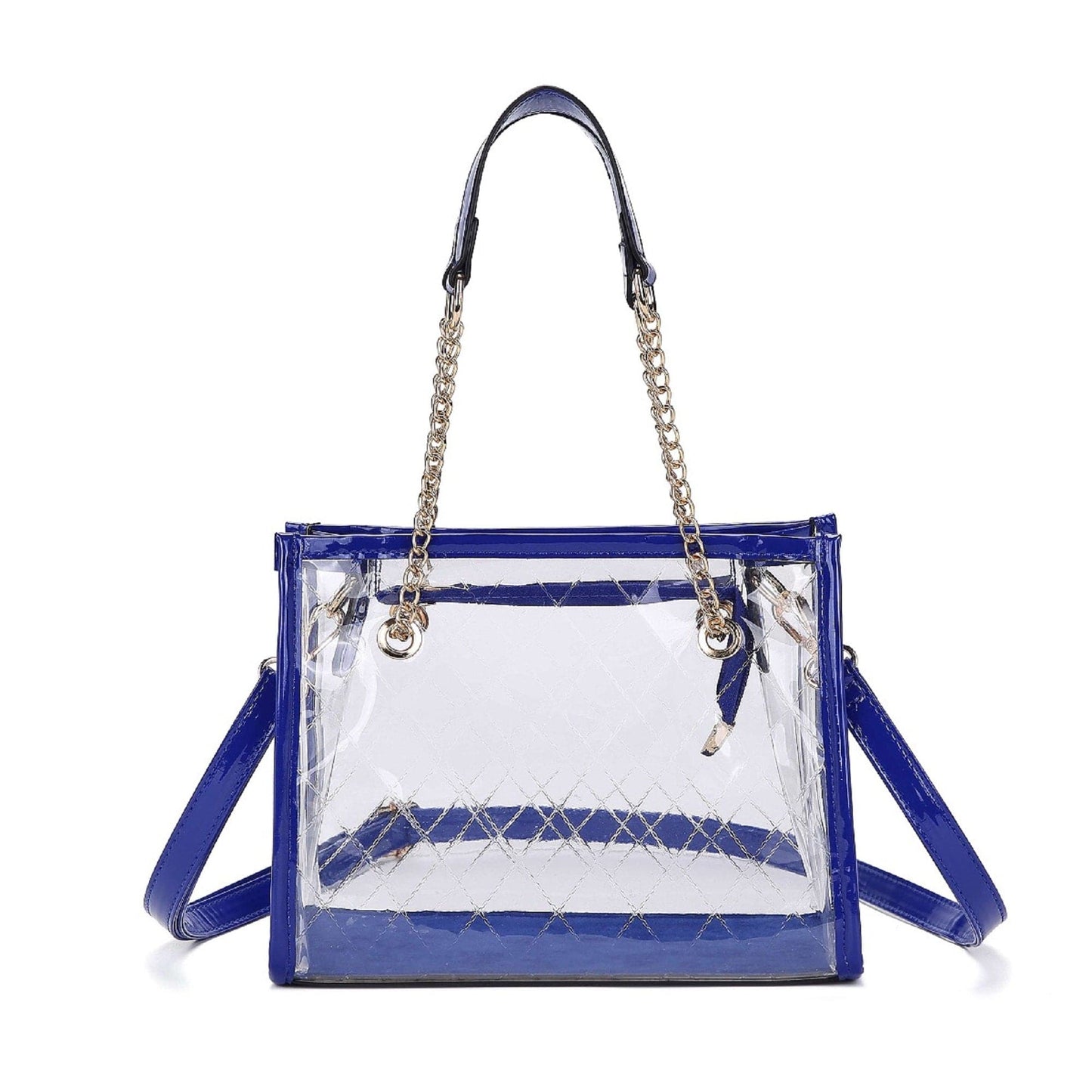 Carissa Clear Chain Strap Mini Satchel Bag