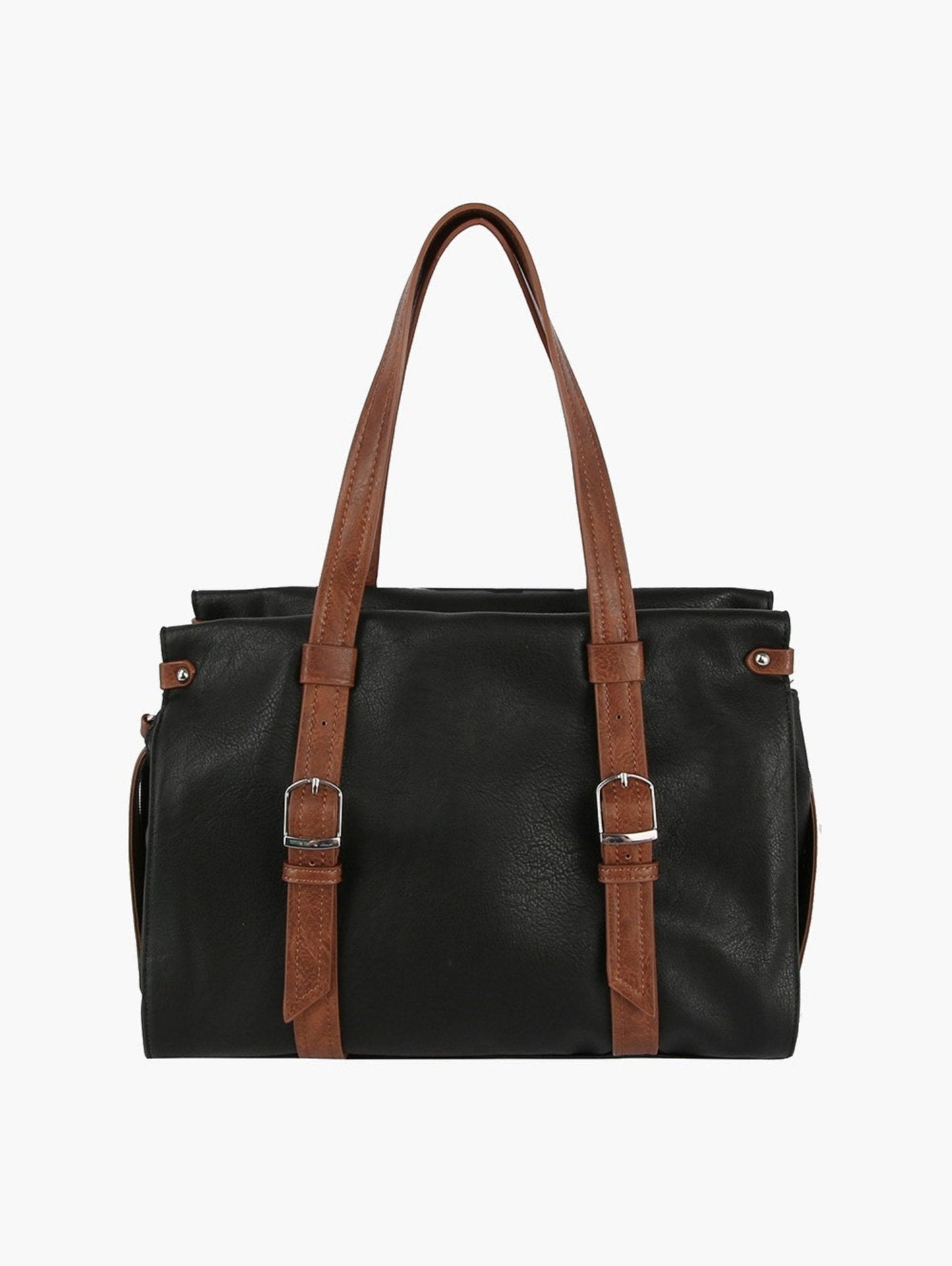 Lori Two Tone Satchel Tote