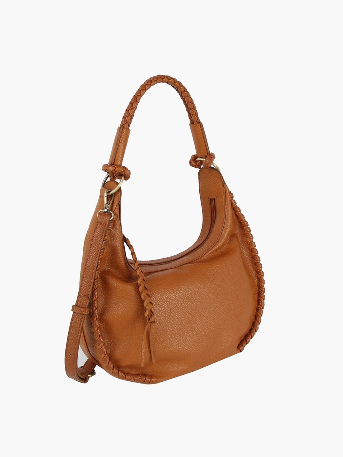 Delia Whipstitch Hobo Shoulder Bag