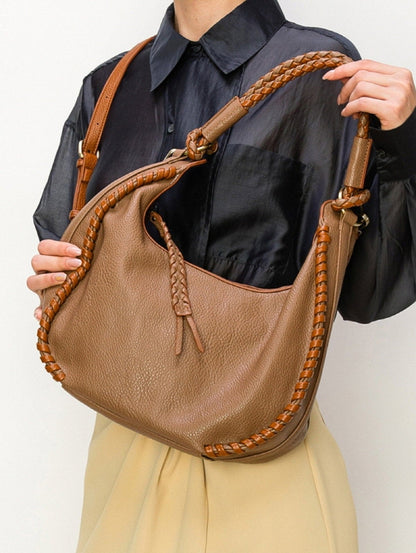 Delia Whipstitch Hobo Shoulder Bag