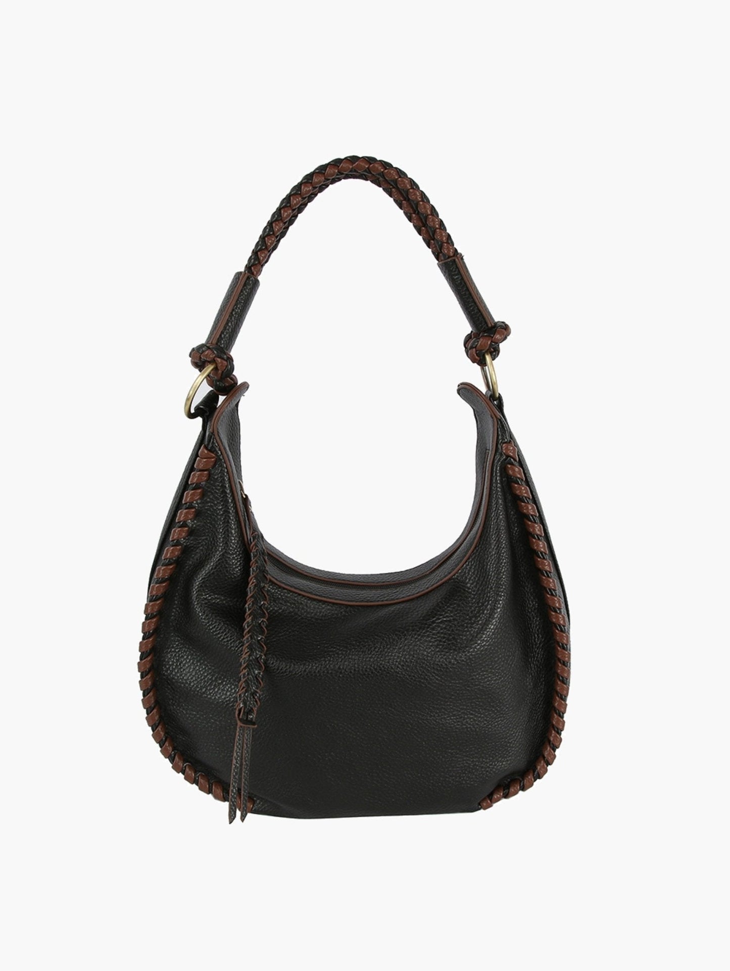 Delia Whipstitch Hobo Shoulder Bag