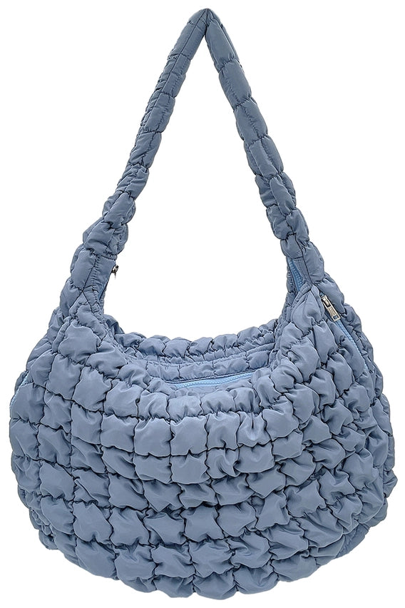 18" Extra Large Quilted Puffer Tote Bag