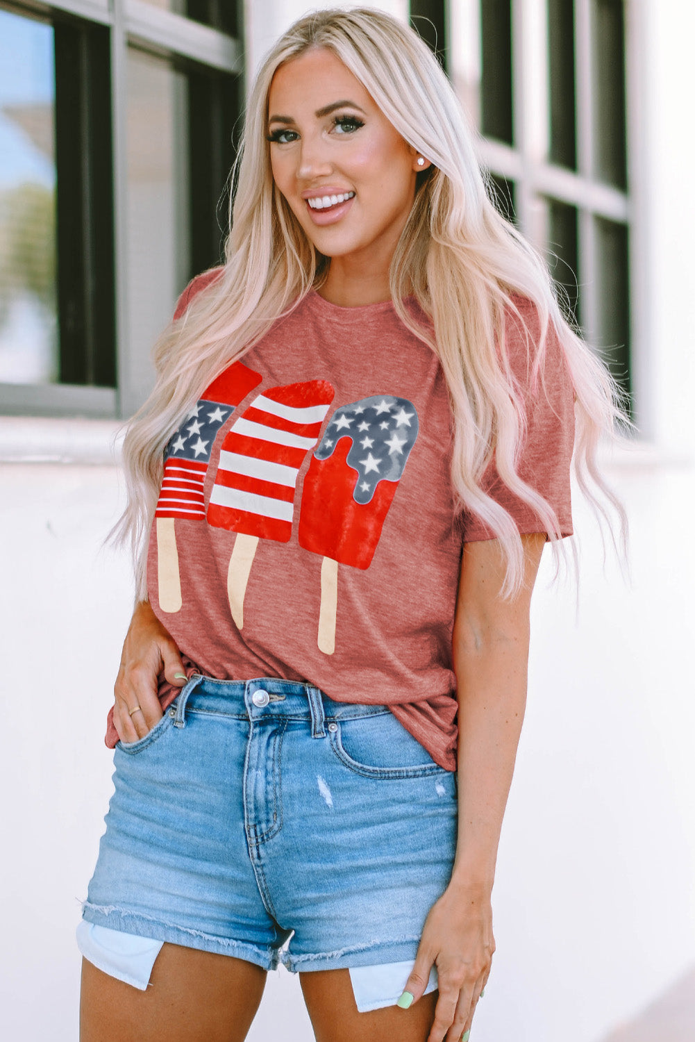 Patriotic Popsicles Short Sleeve Tee