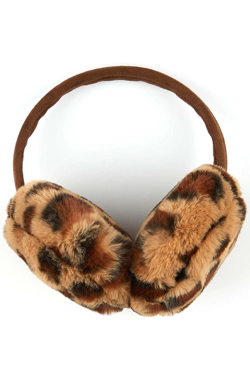 Leopard Print Earmuffs