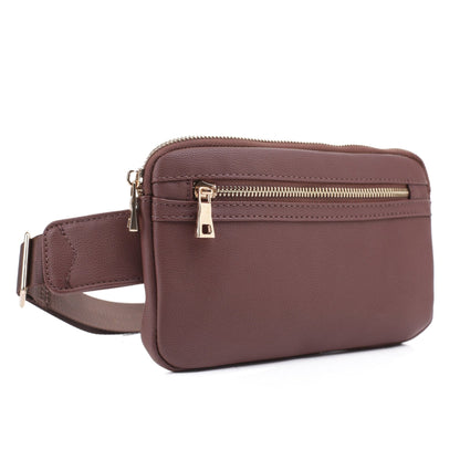 Leather Slim Fanny Pack