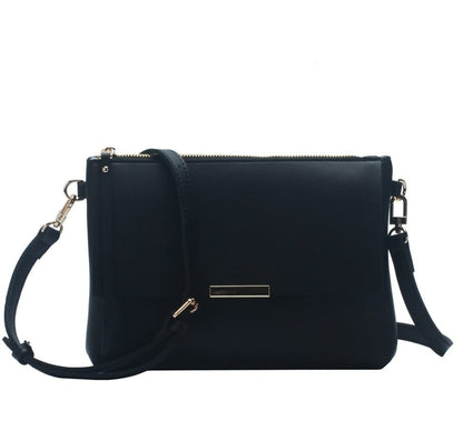 Smooth Pebble Leather Crossbody/Clutch