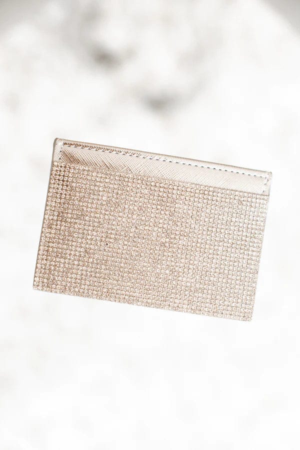 Mandy Rhinestone Slim Cardholder/Wallet