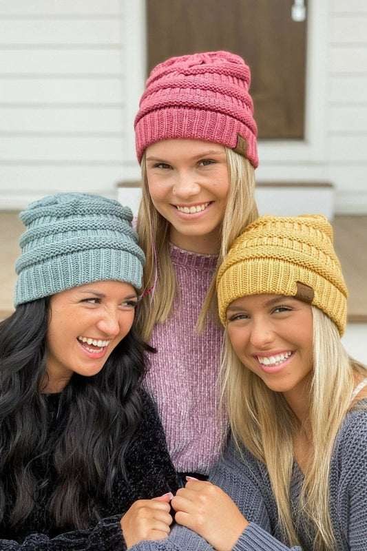 Olivia Classic Knit Beanie