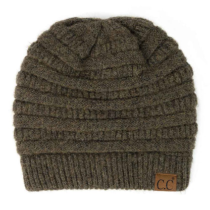 Emma Fuzzy Lined Mixed Soft Yarn Beanie