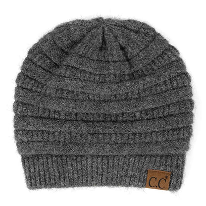 Emma Fuzzy Lined Mixed Soft Yarn Beanie