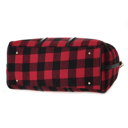 Buffalo Plaid Duffel Bag